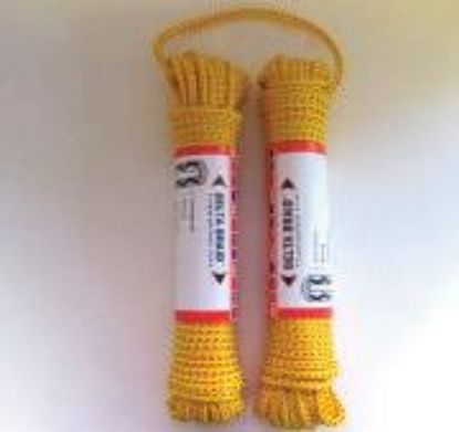 Picture of Delta Braid Cord Polypropylene Blue/Yellow #8